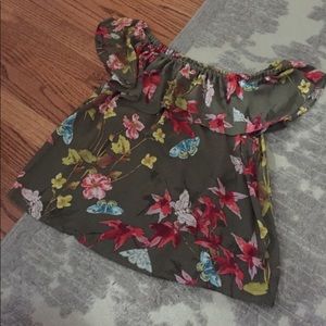 Spring Anthropologie Off-the-shoulder Top